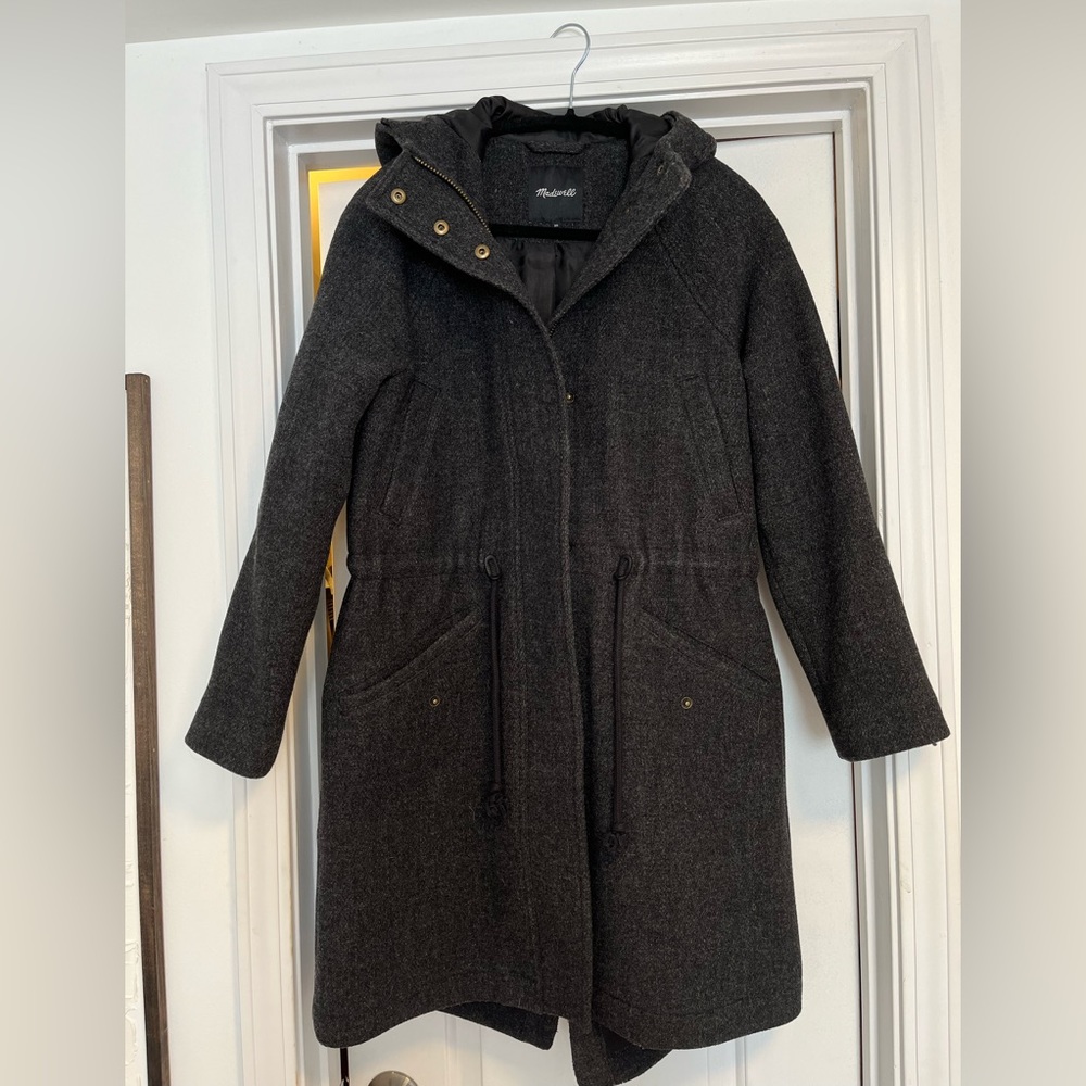 Madewell Vancouver Wool Blend Parka XS
